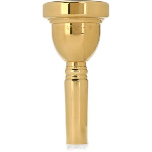  Bach 341 Classic Series Gold-plated Large Shank Trombone Mouthpiece - 1G