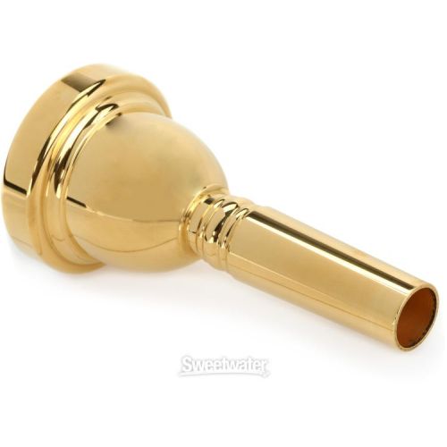  Bach 341 Classic Series Gold-plated Large Shank Trombone Mouthpiece - 1G