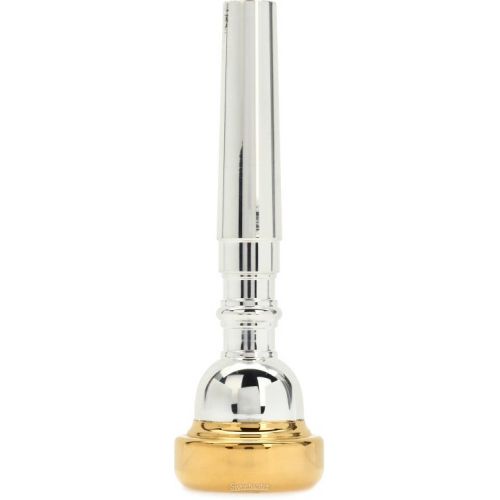  Bach 351 Classic Series Silver-plated Trumpet Mouthpiece with Gold-plated Rim - 7C