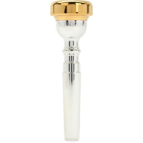  Bach 351 Classic Series Silver-plated Trumpet Mouthpiece with Gold-plated Rim - 7C