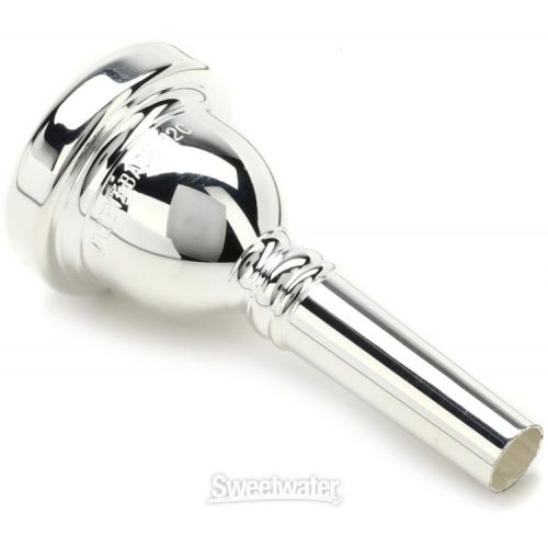  Bach 350 Classic Series Silver-plated Small Shank Trombone Mouthpiece - 12C