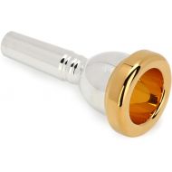 Bach 341 Classic Series Silver-plated Large Shank Trombone Mouthpiece with Gold-plated Rim - 5G