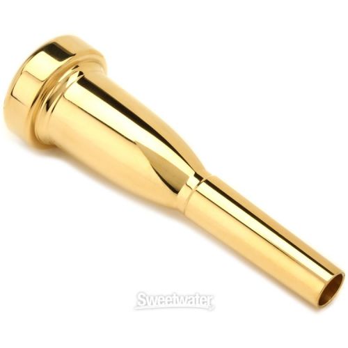  Bach K351 Mega Tone Trumpet Mouthpiece - 3C, Gold-plated