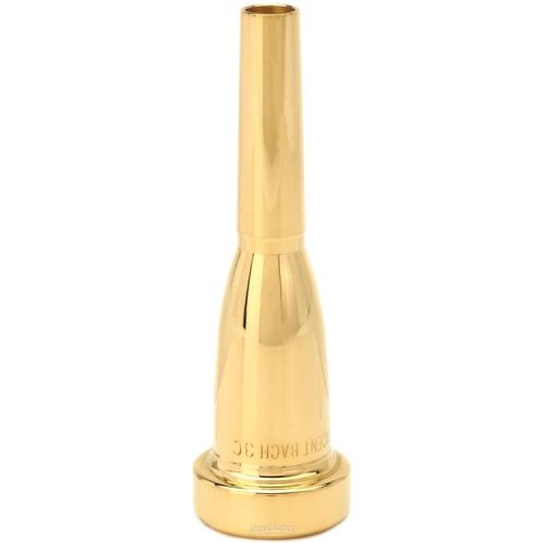  Bach K351 Mega Tone Trumpet Mouthpiece - 3C, Gold-plated