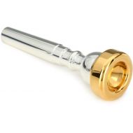 Bach 351 Classic Series Silver-plated Trumpet Mouthpiece with Gold-plated Rim - 3C