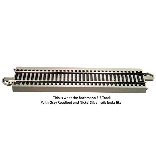  Oval 04 Bachmann 38 X 74 HO Scale E-Z Track With Gray Roadbed and Nickel Silver Rails Train Set