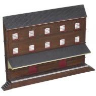 Bachmann Trains Bachmann Industries HO Scale False Front Resin Building Three-Story Warehouse