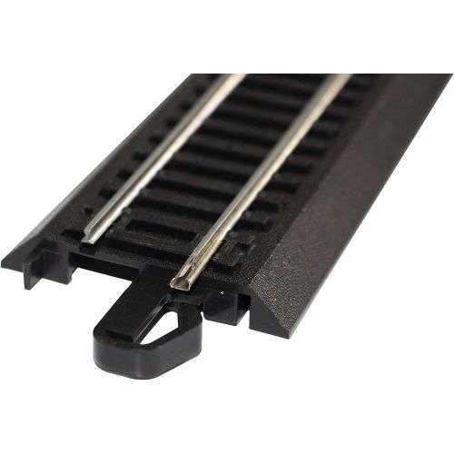  [아마존베스트]Bachmann Trains - Snap-Fit E-Z Track 18” Radius Curved Track (4/card) - Steel Alloy Rail With Black Roadbed - HO Scale