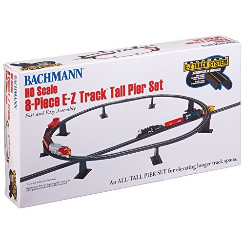  Bachmann Trains 8 PC. E-Z TRACK TALL PIER SET - HO Scale