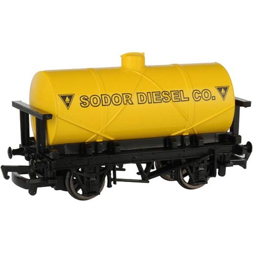 Bachmann Trains Thomas & Friends Sodor Diesel Co. Tanker - HO Scale, Prototypical Yellow