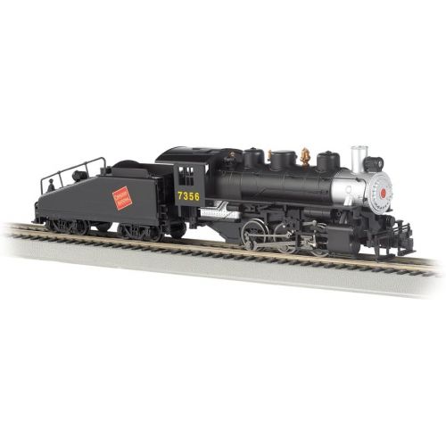  Bachmann Trains Bachmann Industries USRA 060 Locomotive with Smoke and Slope Tender Canadian National #7356 HO Scale Train Car