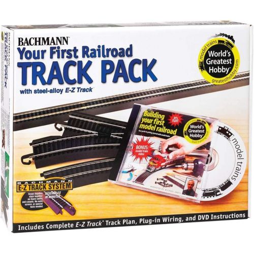  Bachmann Trains Snap - Fit E - Z Track Steel Alloy Worlds Greatest Hobby Track Pack