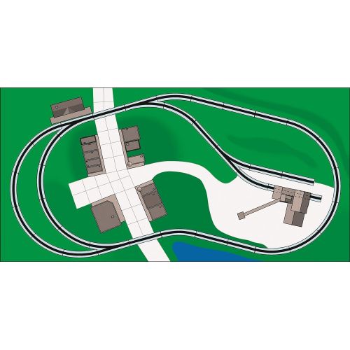  Bachmann Trains Snap - Fit E - Z Track Steel Alloy Worlds Greatest Hobby Track Pack