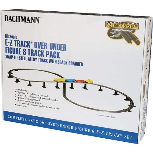  Bachmann Trains Bachmann Steel Alloy E-Z Track Over-Under Figure 8 Track Pack