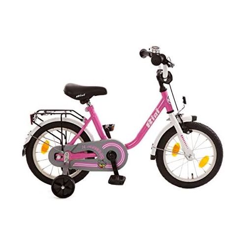  Bachtenkirch Kinderfahrrad 14 Bibi pink-weiss