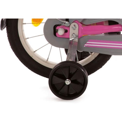  Bachtenkirch Kinderfahrrad 14 Bibi pink-weiss