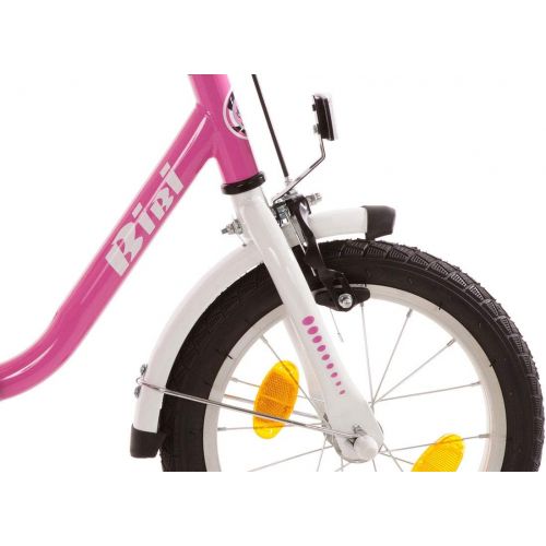  Bachtenkirch Kinderfahrrad 14 Bibi pink-weiss