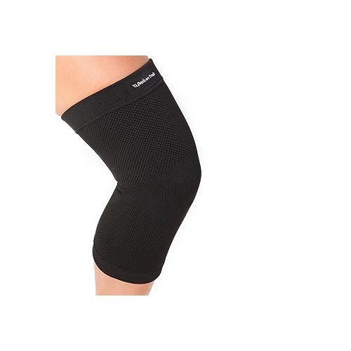  Back on Track Unisex Physio Knee Brace - Support 4-Way Stretch Welltex Supportive Brace for Running, Working Out, Weight Lifting, Sports and Recovery Support, Black, M