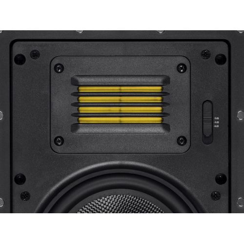  Monoprice Amber in-Wall Speakers 6.5-inch 2-Way Carbon Fiber with Ribbon Tweeter (Pair)