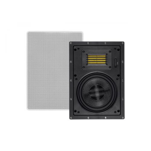  Monoprice Amber in-Wall Speakers 6.5-inch 2-Way Carbon Fiber with Ribbon Tweeter (Pair)