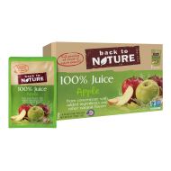 Back to Nature Non-GMO 100% Juice, Apple, 6 Ounce, 8 Count (Pack of 5)
