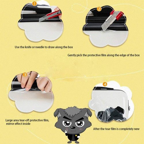  Backpack 16 Inch Cartoon Hard Shell Universal Wheel Gift Student Book Square Childrens Trolley Case (Color : 3)