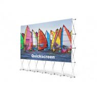 QuikScreen Series | 16 Indoor/Outdoor Pro Projector Screen for Backyard Theater Systems | Includes Padded Carrying Case | Easy to Set Up & Take Down (QS-200)