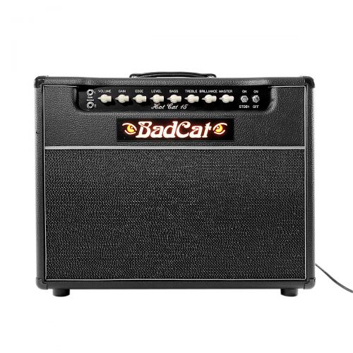  Bad Cat},description:The Bad Cat Hot Cat 15 comes from the same lineage as the award winning Hot Cat 30. It features two channels running into a dual EL84 Class A power section. Ch