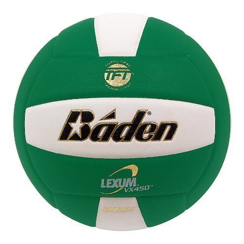  Baden Lexum Comp Official Advanced Microfiber Composite Game Volleyball ( Color:GreenWhite) by Baden