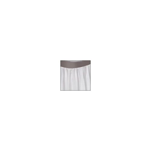  Badger Basket Wishes Oval Bassinet - Full Length Skirt - GrayLeaf
