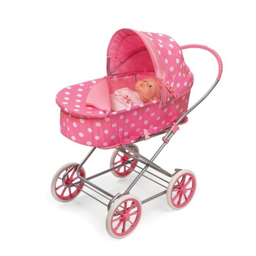  Badger Basket English Style 3-in-1 Doll Pram, Carrier, and Stroller (fits American Girl Dolls)