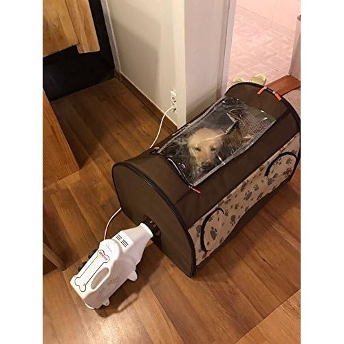  Badoogi Pet Dry Room  Portable Hands-free Drying System after Bath for Small to Medium Size Dogs and Puppies, BDDM01T