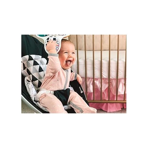  Infant Insert Compatible with 4Moms Mamaroo & Rockaroo - Car Seat Insert 2 Pack - Reversible Infant Car Seat Insert - Rockaroo & Mamaroo Newborn Insert - Soft Plush Minky Car Seat Head Support Insert