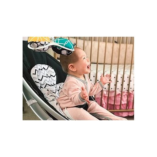  Infant Insert Compatible with 4Moms Mamaroo & Rockaroo - Car Seat Insert 2 Pack - Reversible Infant Car Seat Insert - Rockaroo & Mamaroo Newborn Insert - Soft Plush Minky Car Seat Head Support Insert