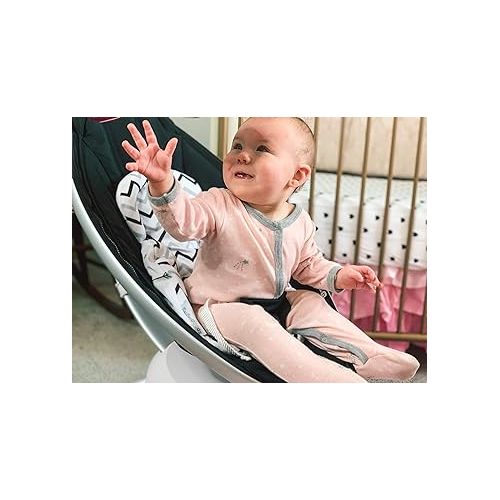  Infant Insert Compatible with 4Moms Mamaroo & Rockaroo - Car Seat Insert 2 Pack - Reversible Infant Car Seat Insert - Rockaroo & Mamaroo Newborn Insert - Soft Plush Minky Car Seat Head Support Insert