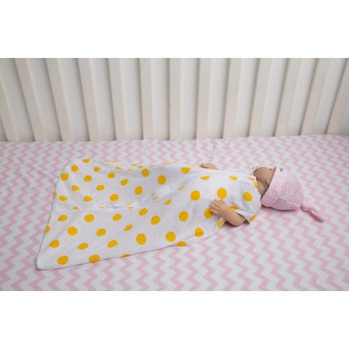  Sleep Bag Set for Baby Girls | Size Small (0-6 Months) | Wearable Blankets | Baby Sleep Bag |Gold Dots Collection by BaeBae Goods