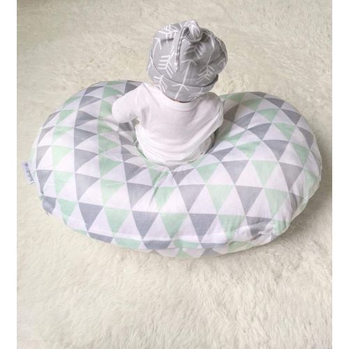  [아마존베스트]Minky Nursing Pillow Cover Set | Breastfeeding Pillow Slipcover for Nursing Moms | 2 Pack |Arrows Collection by BaeBae Goods