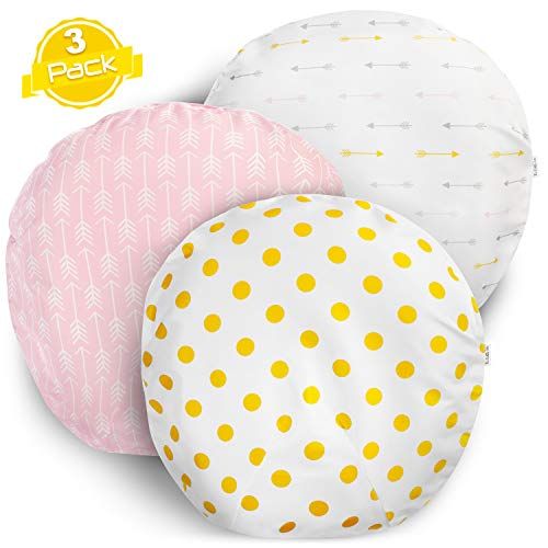 [아마존베스트]BaeBae Goods Newborn Lounger Pillow Cover for Baby Boys & Girls |Gold Dots Collection