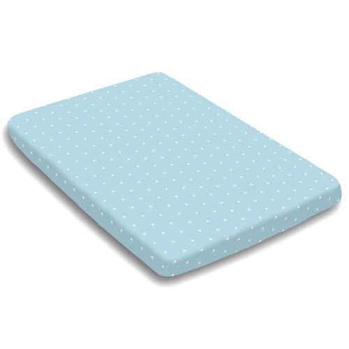  [아마존베스트]Pack n Play Playard Sheet Set | 3 Pack | 100% Super Soft Jersey Knit Cotton (150 GSM) | Portable Mini Crib Mattress Fitted Sheets for Boys & Girls by BaeBae Goods