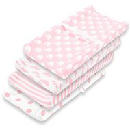 BaeBae Goods Changing Pad Cover | Pink Elephant