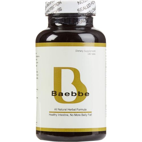  Baebbe 180 Tabs (Healthy Intestine, No More Belly Fat!) 100% Natural Herbs
