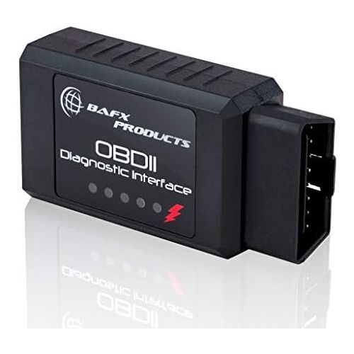  Bafx Products - Wireless Bluetooth OBD2 / OBDII Diagnostic Car Scanner & Reader Tool for Android Devices - Read/Clear Your Check Engine Light & Much More