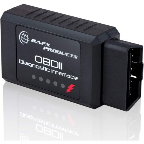  Bafx Products - Wireless Bluetooth OBD2 / OBDII Diagnostic Car Scanner & Reader Tool for Android Devices - Read/Clear Your Check Engine Light & Much More