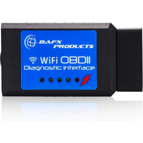  Bafx Products Wireless WiFi OBD2 / OBDII Code Reader & Scanner for iOS Devices (iPhone, iPad) Read & Clear Your Check Engine Light & More!
