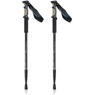 Bafx Products Trekking Walking Hiking Poles Adjustable for All Heights, Durable & Lightweight Aluminum