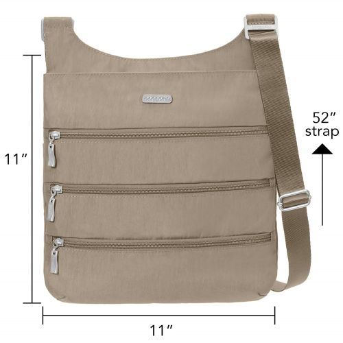  Baggallini Big Zipper Travel Crossbody Bag.