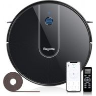 Cleaning Robotic Vacuum Cleaner, Bagotte Robot Vacuum with Self-Charging, 7 Cleaning Mode, Adjustable Suction/Water Flow, 120 mins Runtime, Compatible with Alexa Wi-Fi, Ideal for H