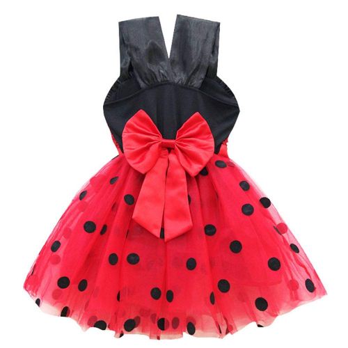  Baihui Girls Sequin Dress The Miraculous Ladybug Cosplay Costume