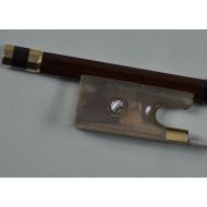 Baike New Pernambuco violin Bow white ox horn Frog Parisian gold mounted Round 4/4