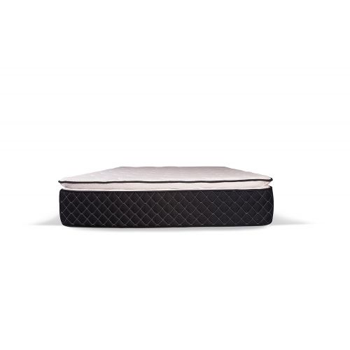  Bailey & Jensen, GH1233XL, Gel Memory Foam Mattress, Hybrid Full Mattress, 12 Inch, White/Black, Pillow Top Mattress , Bed in a Box, Certi-Pur, 10 Year Warranty, Made in USA, Mediu